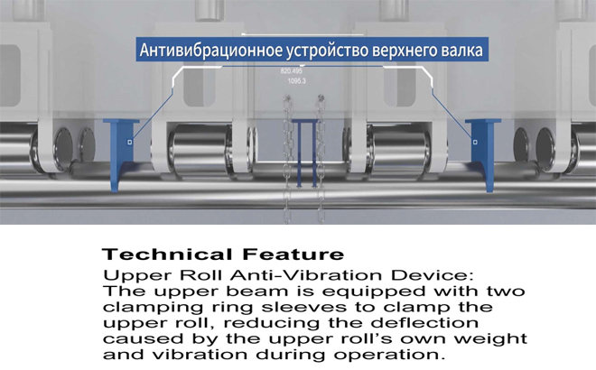 Roller bending machine for Shipyard